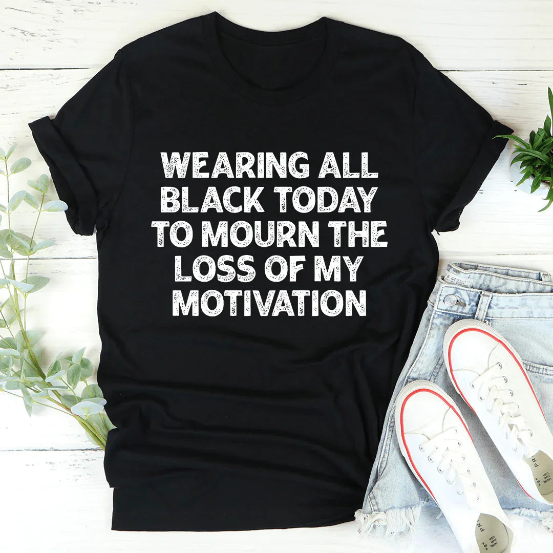 Wearing All Black Today Tee - Korvel