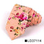 Corbata Delgada Floral Elegante para Hombres - Diseño de Algodón Premium