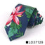 Corbata Delgada Floral Elegante para Hombres - Diseño de Algodón Premium