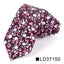Corbata Delgada Floral Elegante para Hombres - Diseño de Algodón Premium