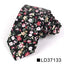 Corbata Delgada Floral Elegante para Hombres - Diseño de Algodón Premium