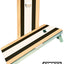 Premium Black & White Striped Cornhole Boards for Ultimate Fun - Korvel