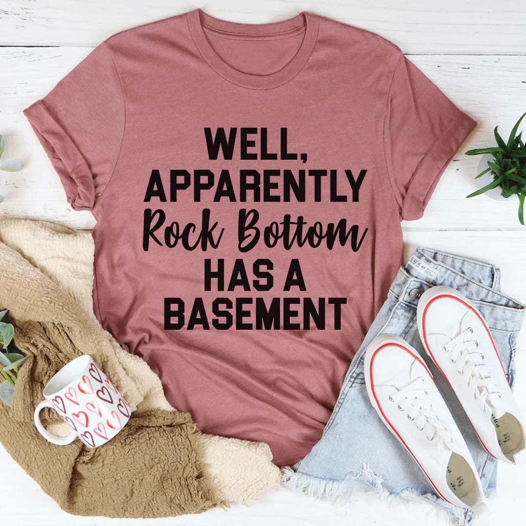 Bueno, aparentemente Rock Bottom tiene una camiseta en el sótano