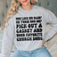 Seremos amigos hasta que seamos viejos y seniles Sudadera