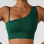 Crop Top Actif à Épaule Oblique