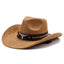 Chapeau de cowboy western premium avec rivets en forme de tête de taureau