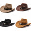 Chapeau de cowboy western premium avec rivets en forme de tête de taureau