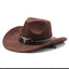 Chapeau de cowboy western premium avec rivets en forme de tête de taureau