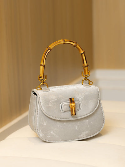 Versatile Western Style Bamboo Joint Handbag