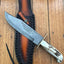 Custom Handmade Western Bowie Knife – 15-Inch Damascus Steel Masterpiece - Korvel