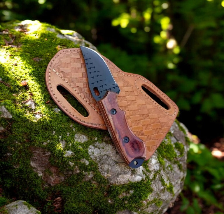 Heritage Fall Cowboy Sheath Knife – Artisan Crafted Western Blade - Korvel