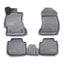 Premium Custom Fit Floor Liners for 2008-2013 Toyota Land Cruiser - Black (4pc Set) - Korvel