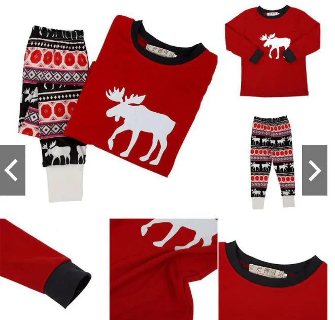 Ensemble de Pyjamas de Noël Confortables pour la Famille