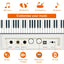 Piano Digital de 88 Teclas de Tamaño Completo con Teclado Pesado - Blanco