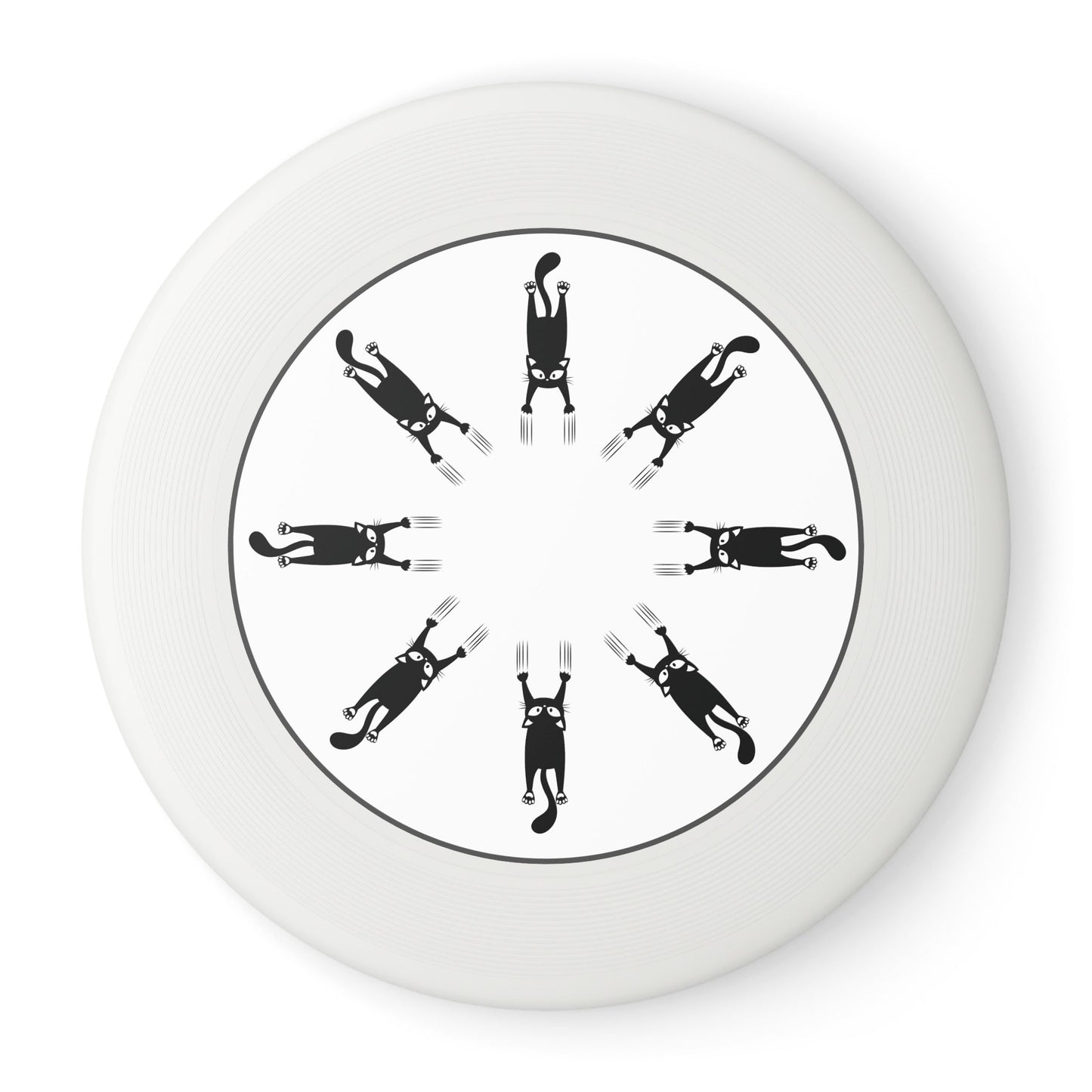 Fun Cat Design Flying Disc - Ideal for Outdoor Play