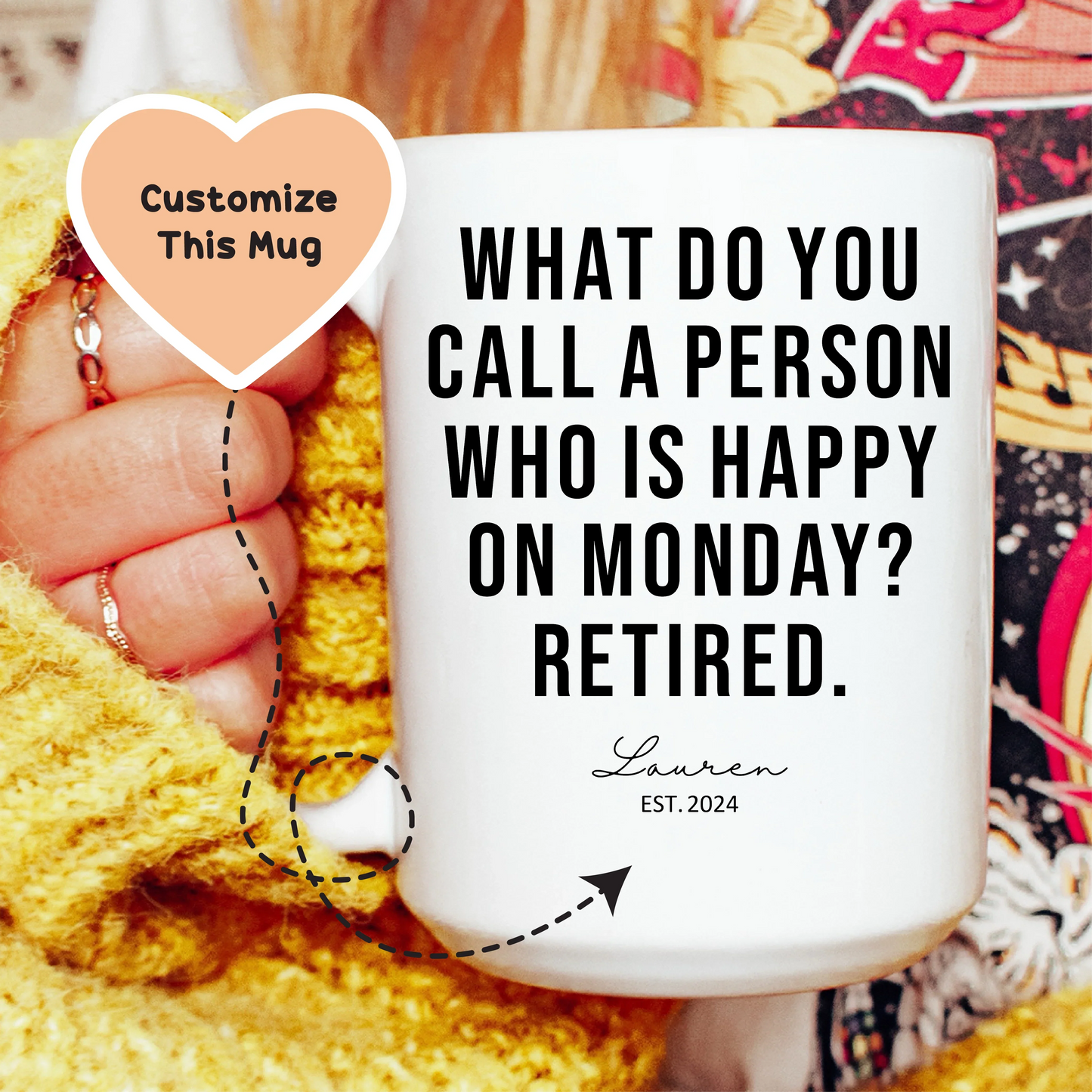 ¿Cómo Llamas a Una Persona Taza Personalizada?