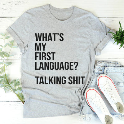 What Is My First Language Tee - Korvel