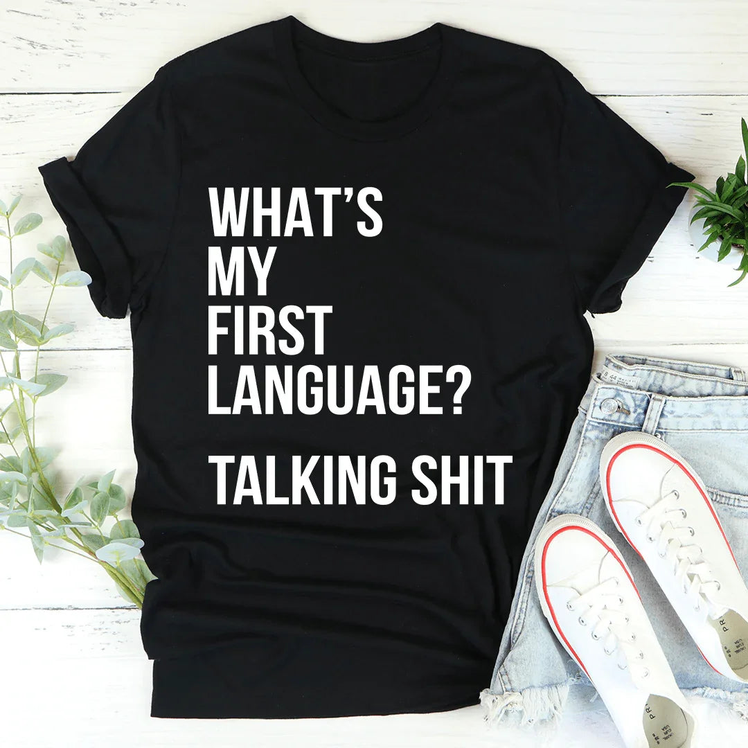 What Is My First Language Tee - Korvel