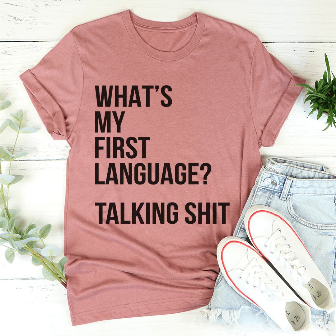 What Is My First Language Tee - Korvel