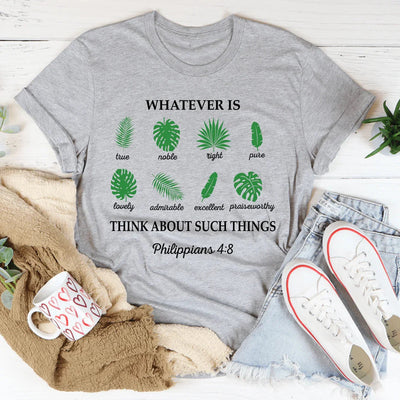Todo lo que es verdad Filipenses 4:8 Tee