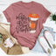 Lo que le dé sabor a tu camiseta de café de calabaza