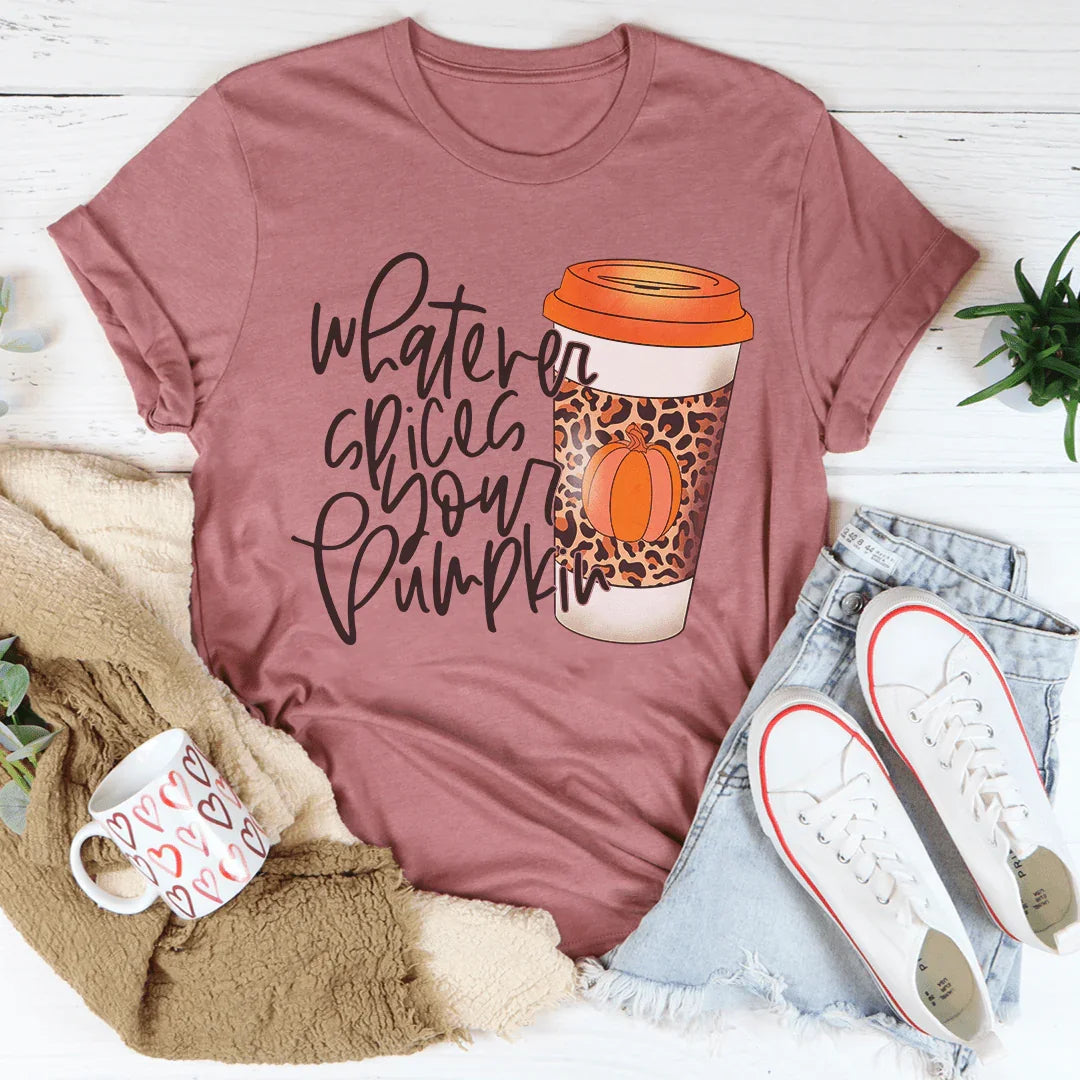 Lo que le dé sabor a tu camiseta de café de calabaza