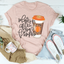Lo que le dé sabor a tu camiseta de café de calabaza
