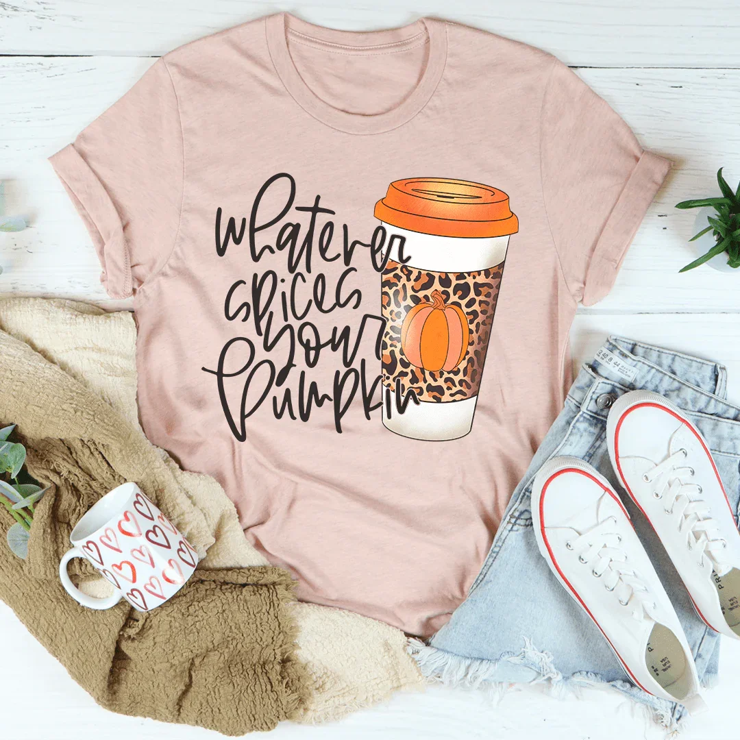 Lo que le dé sabor a tu camiseta de café de calabaza