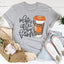 Lo que le dé sabor a tu camiseta de café de calabaza