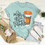 Lo que le dé sabor a tu camiseta de café de calabaza