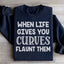 Sudadera Cuando la vida te da curvas