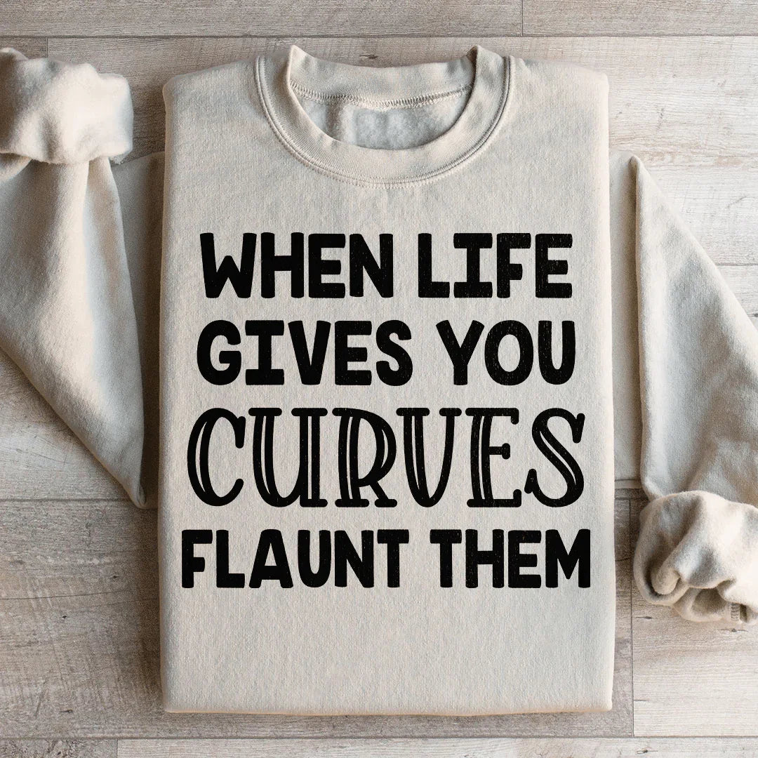 Sudadera Cuando la vida te da curvas