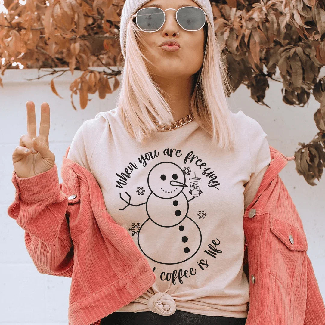 Iced Coffee Is Life Tee