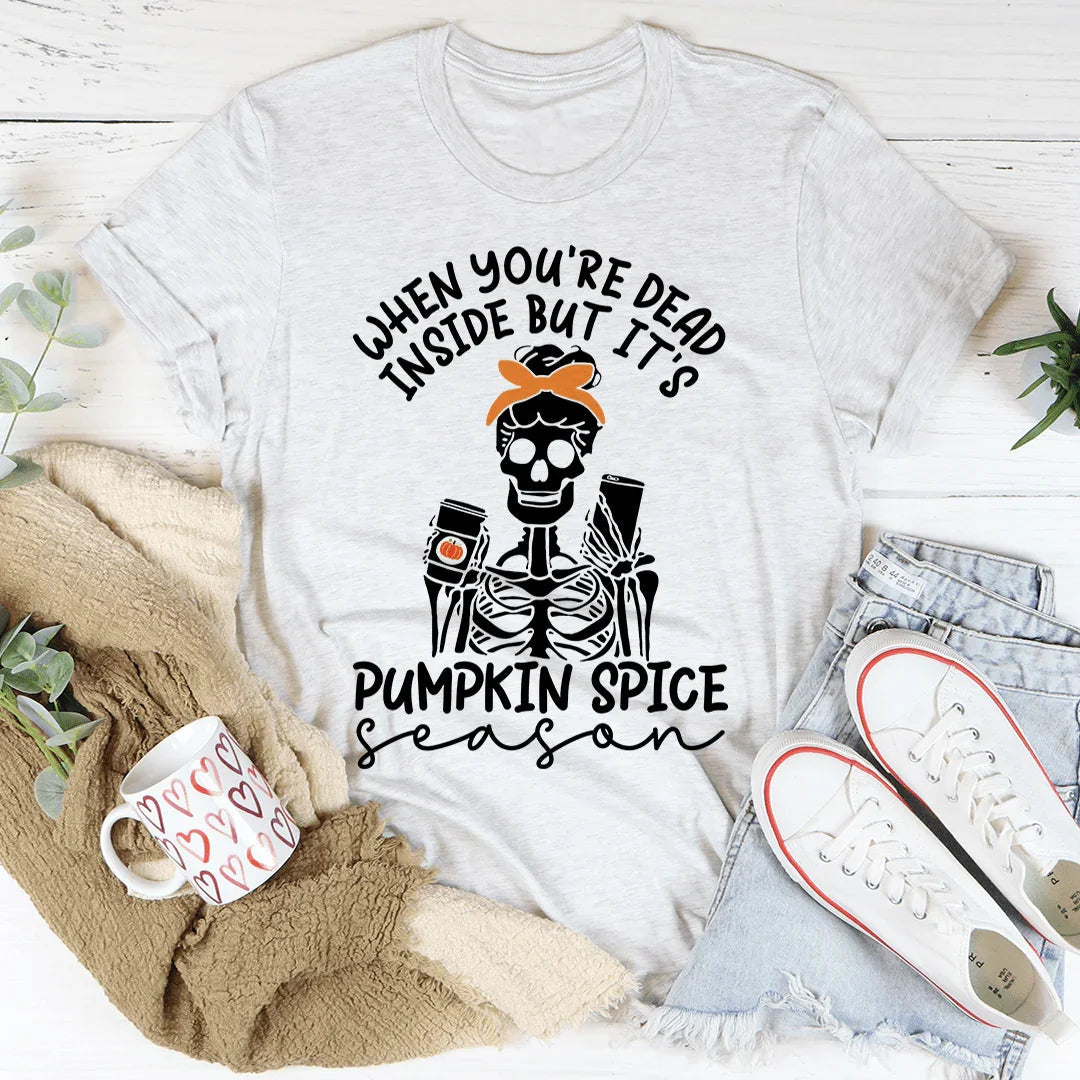 Pumpkin Spice Season Tee - Soft & Stylish - Korvel