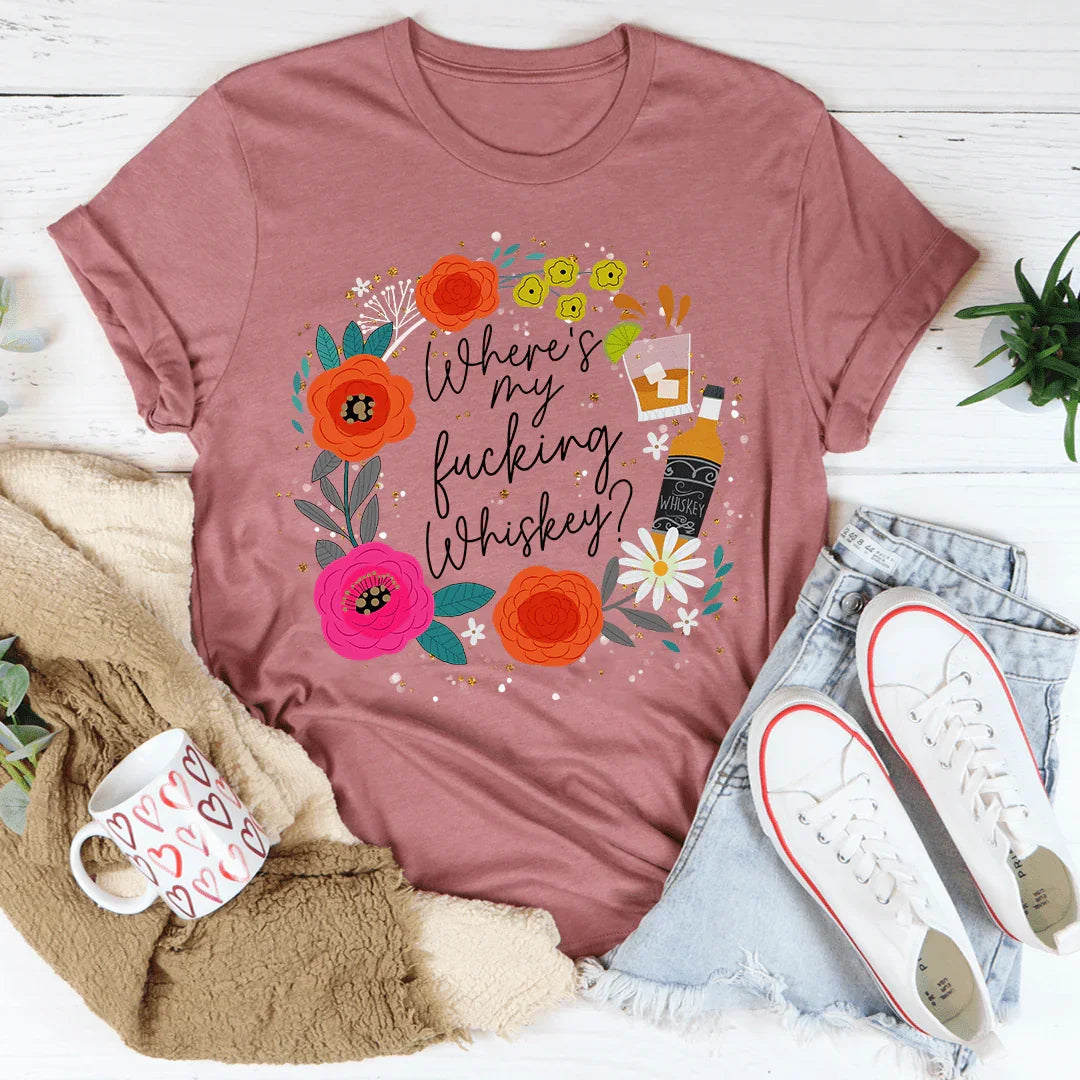 ¿Dónde está mi camiseta de whisky?