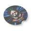 Ensemble de sous-verres en pierre à savon de clown félin fantaisiste