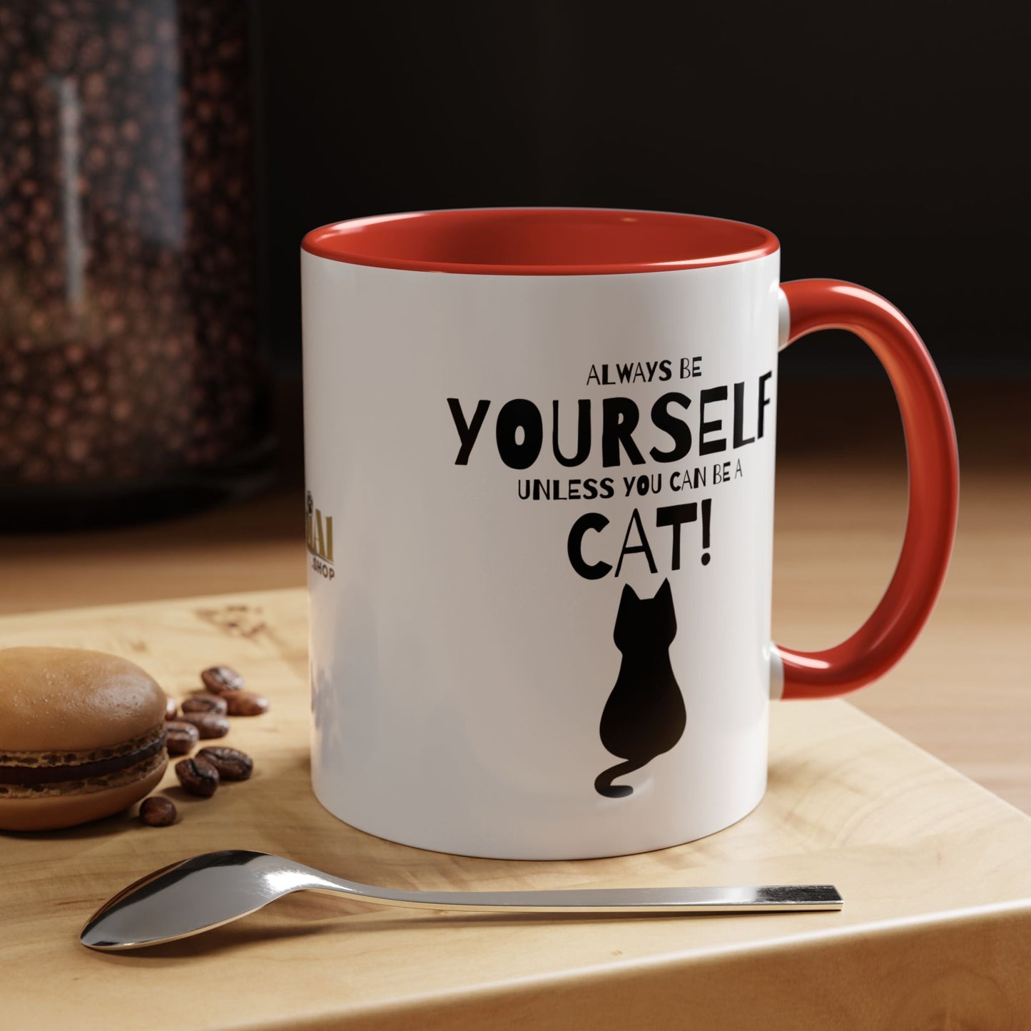 Taza de café para amantes de los gatos - Sé siempre tú mismo