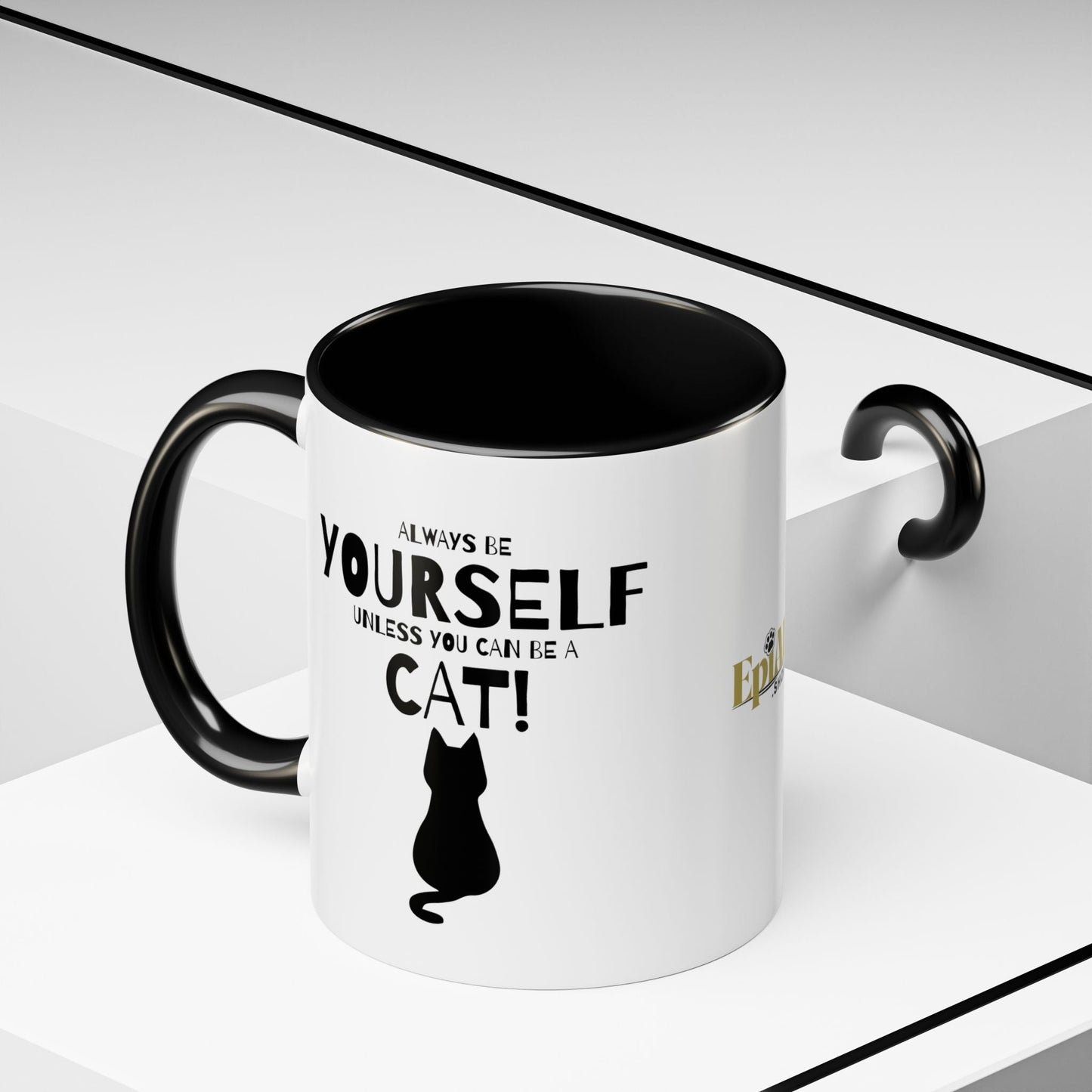 Taza de café para amantes de los gatos - Sé siempre tú mismo
