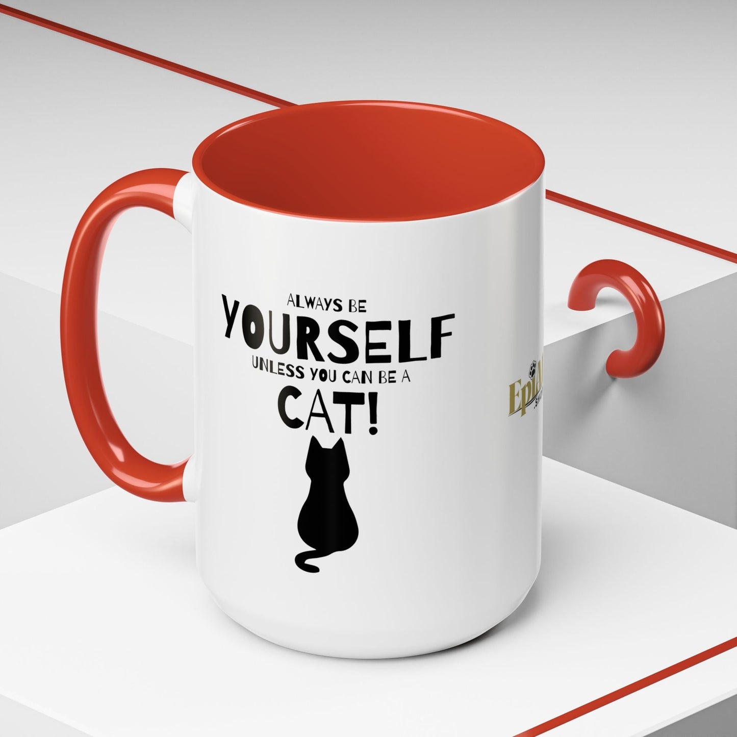 Taza de café para amantes de los gatos - Sé siempre tú mismo