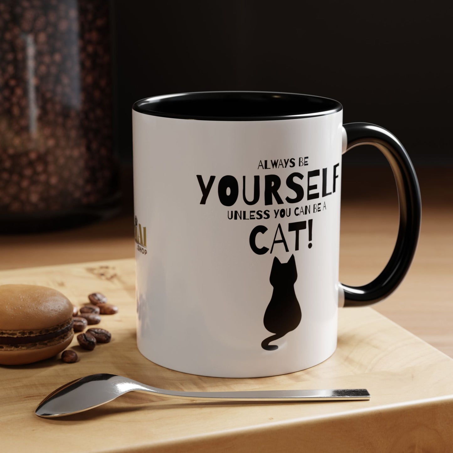 Taza de café para amantes de los gatos - Sé siempre tú mismo