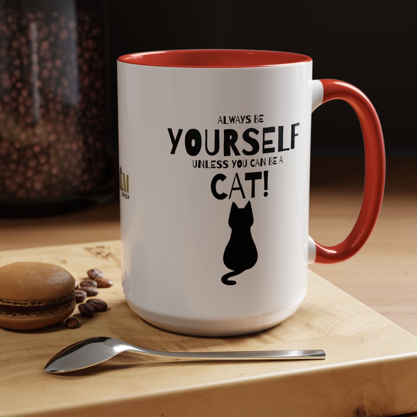 Taza de café para amantes de los gatos - Sé siempre tú mismo