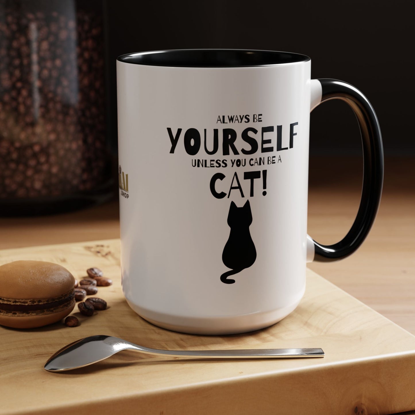 Taza de café para amantes de los gatos - Sé siempre tú mismo