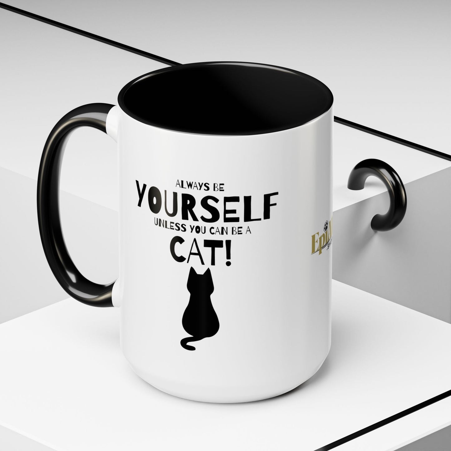 Taza de café para amantes de los gatos - Sé siempre tú mismo