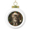 Whimsical Elf Cat Christmas Ball Ornament