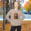 Sweatshirt en polaire avec un chat fantaisiste pour l'automne