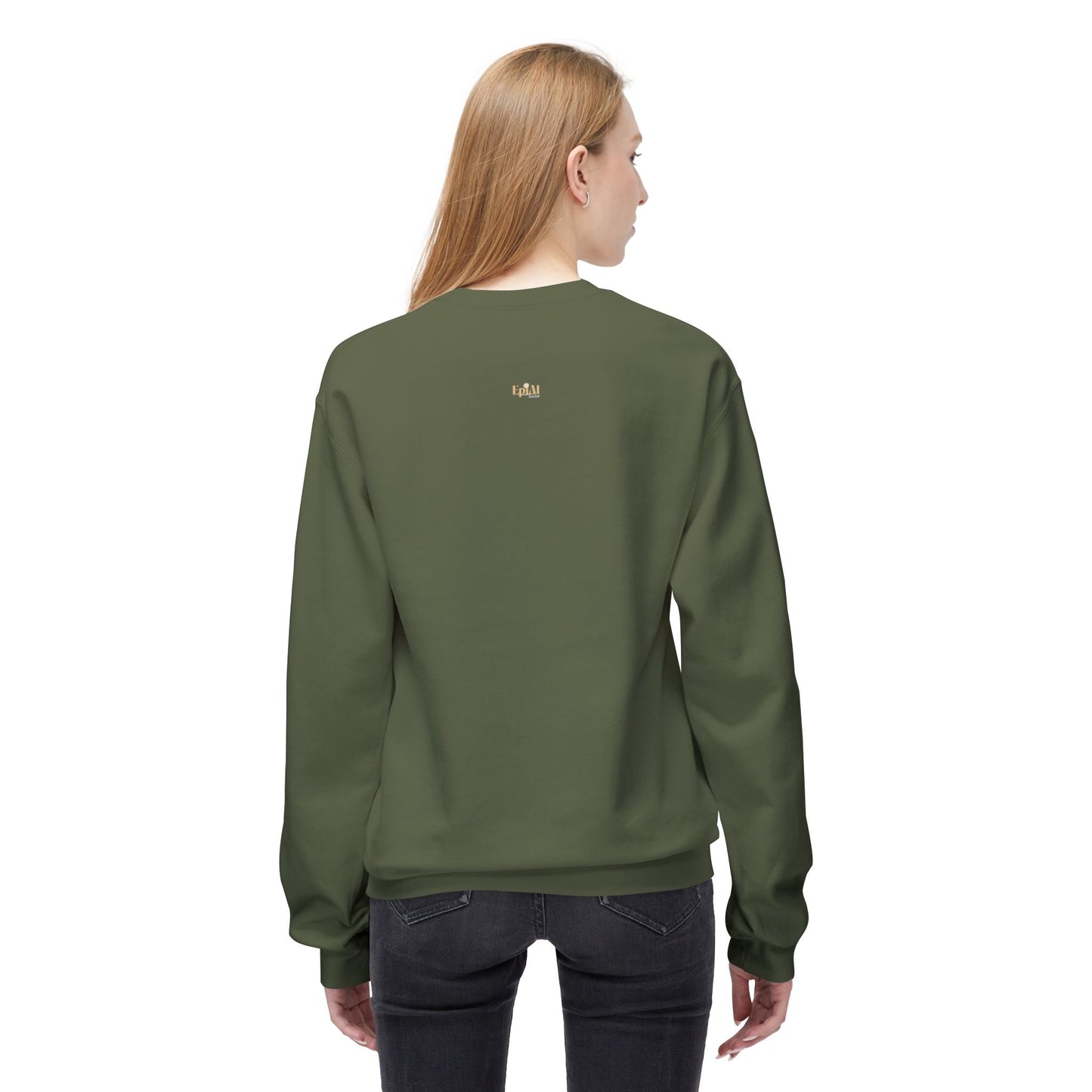 Sweatshirt en polaire avec un chat fantaisiste pour l'automne