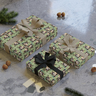 Whimsical Cat Gift Wrapping Paper Roll for Animal Lovers