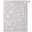 Elegant White Embossed Flower Lace Nail Art Stickers