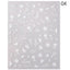 Elegant White Embossed Flower Lace Nail Art Stickers