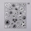 Elegant White Embossed Flower Lace Nail Art Stickers